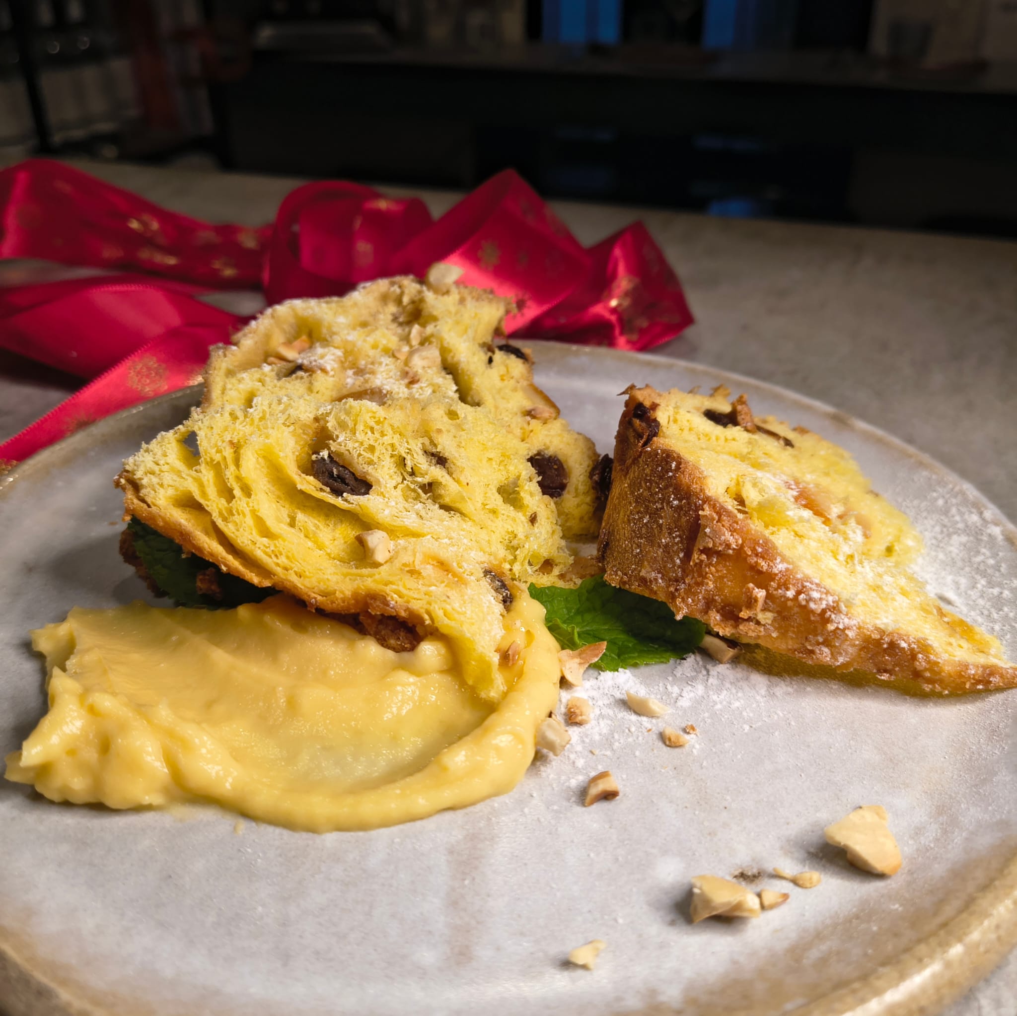 PANETTONE artesanal Piemontese clasico glaseado 