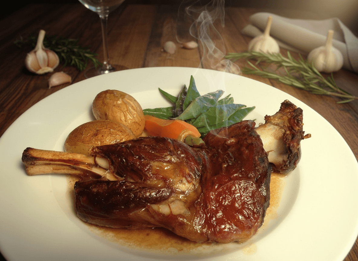 Cordero asado estilo goyos