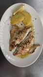 Filete de lubina a la espalda