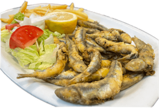 Boquerones rebozados