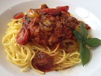 Spaghetti boloñesa